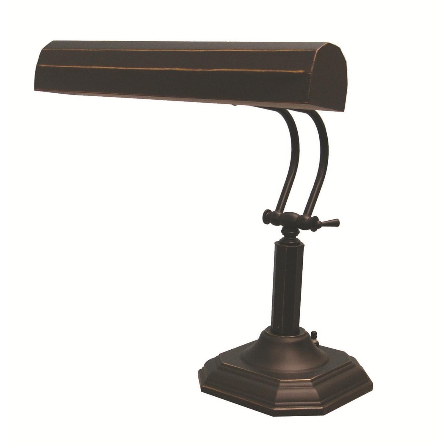 Adjustable Dark Bronze Metal Piano Desk Lamp