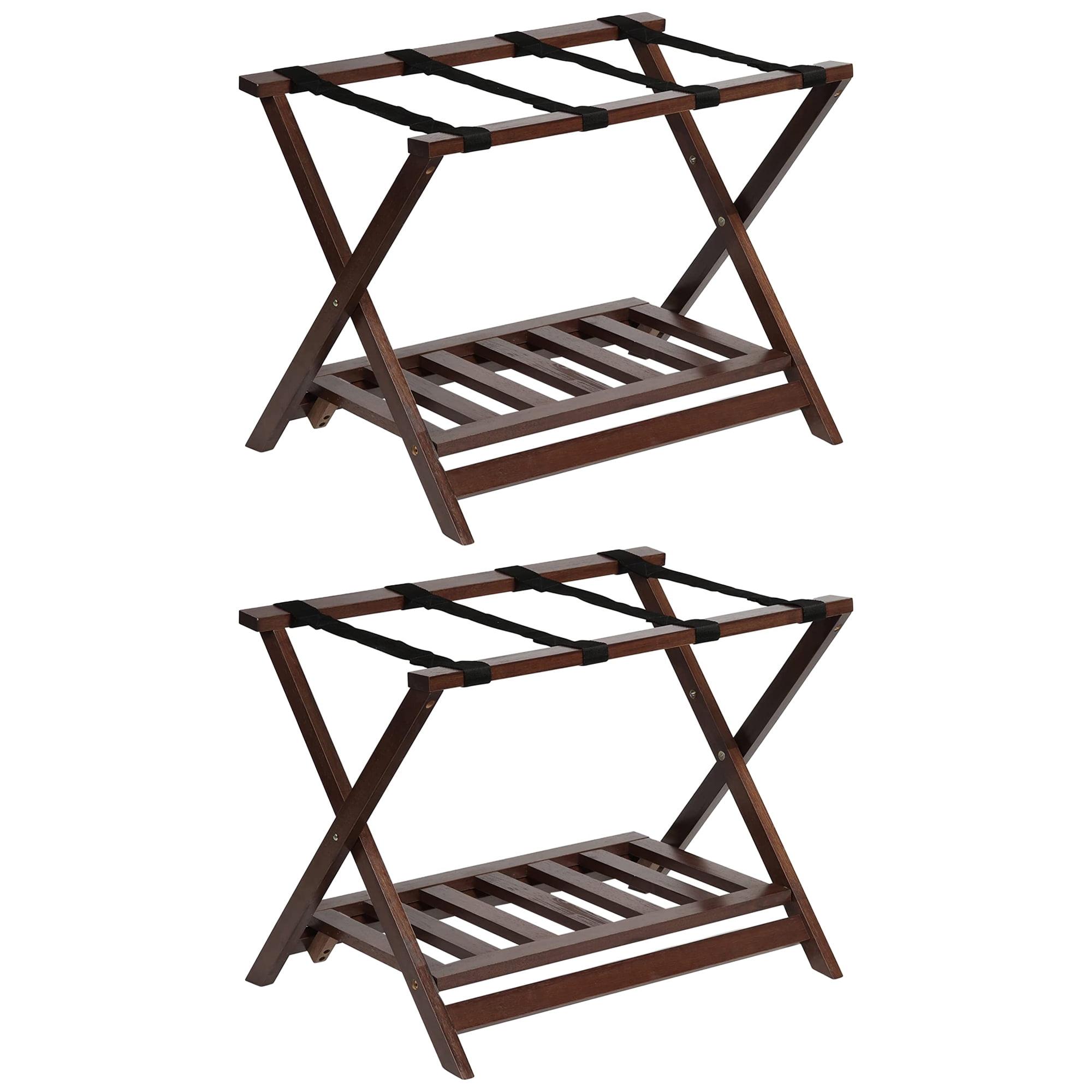 Folding Wood Luggage Rack