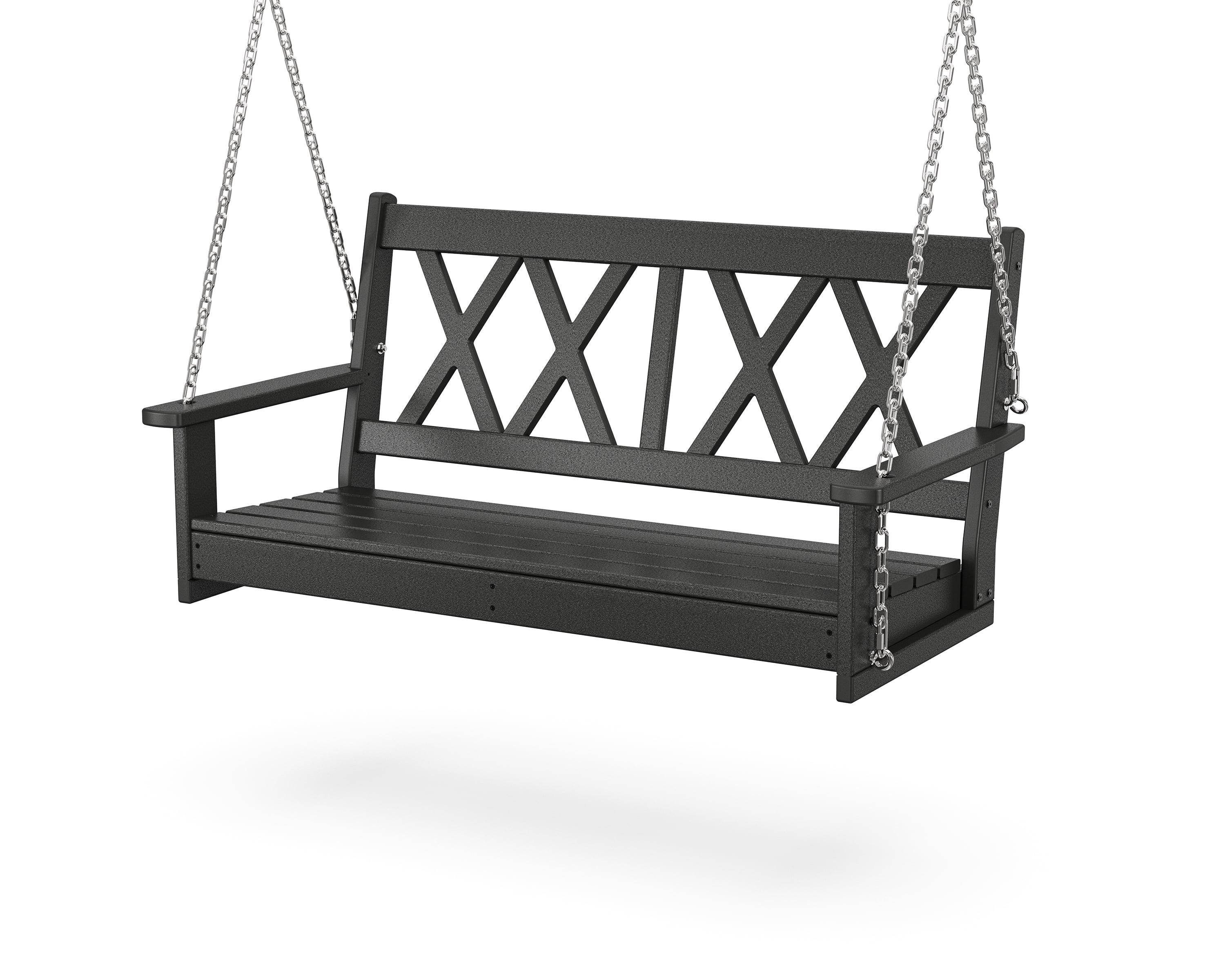 POLYWOOD® Canyon 48” Swing in Black