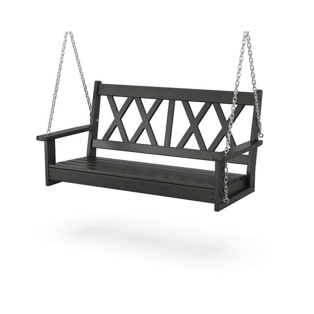 POLYWOOD® Canyon 48” Swing in Black