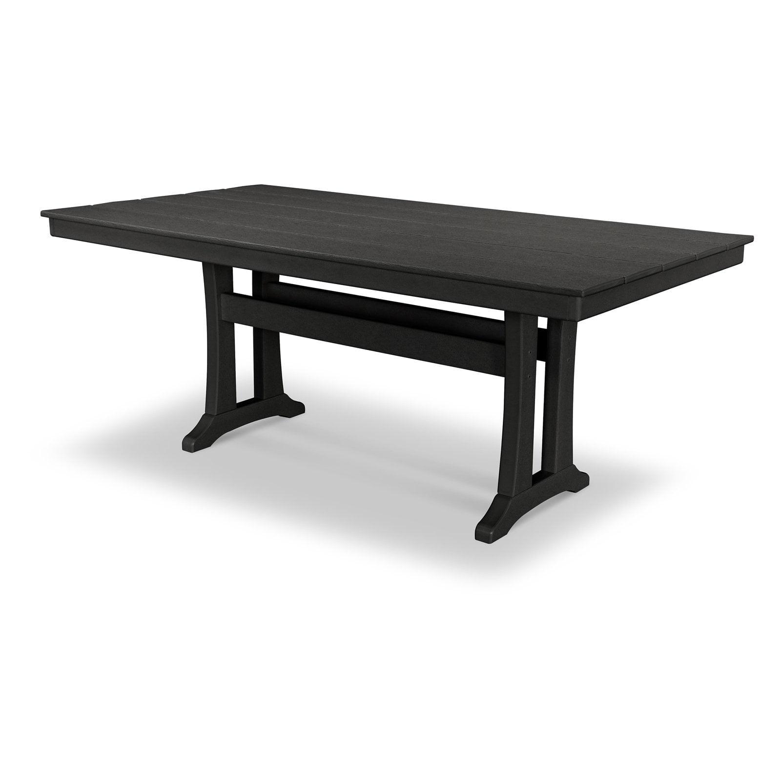 Farmhouse Trestle 37.75" x 72.25" Dining Table