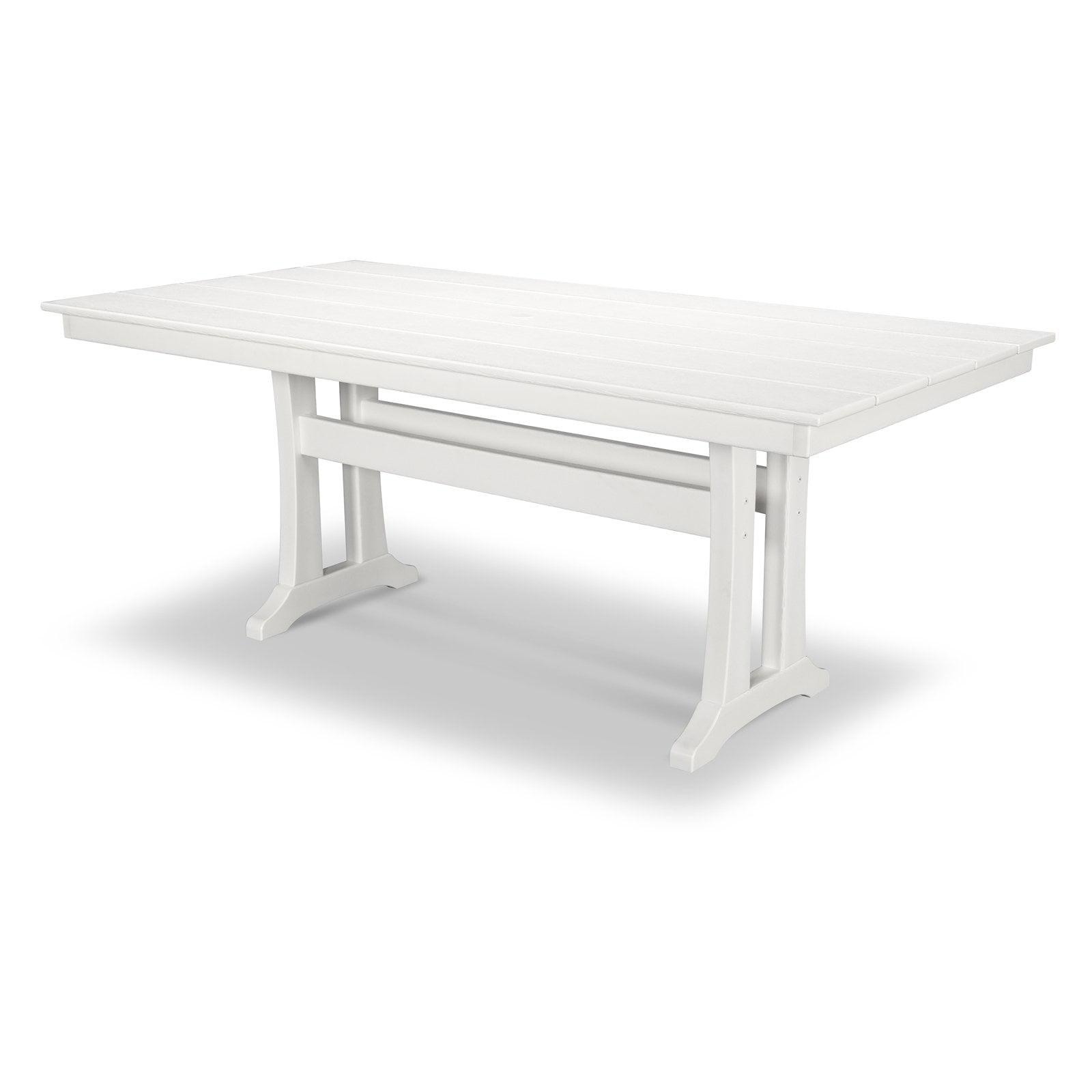 Farmhouse Trestle 37.75" x 72.25" Dining Table