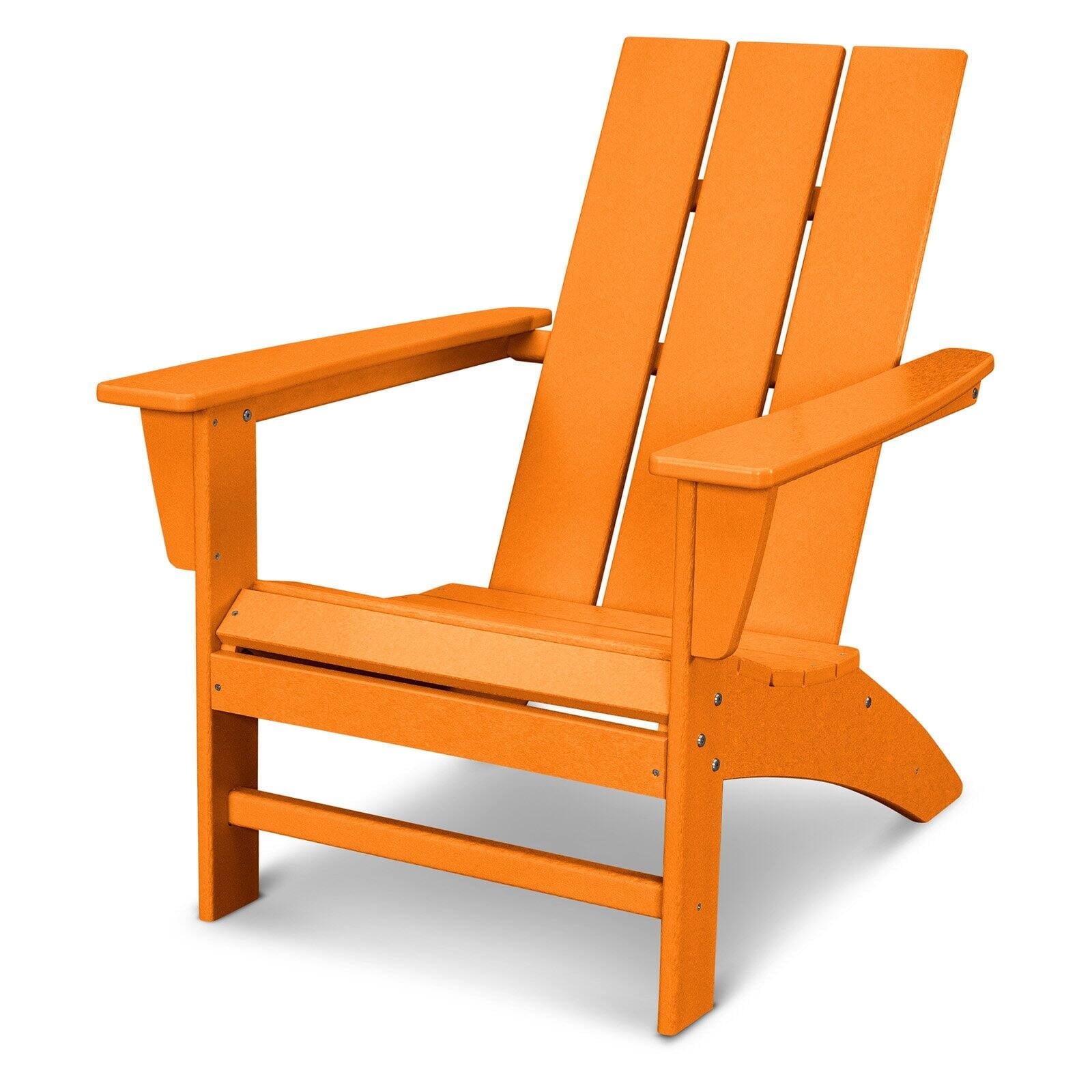 Modern Adirondack High-Density Polyethylene (HDPE) Outdoor Adirondack Chair
