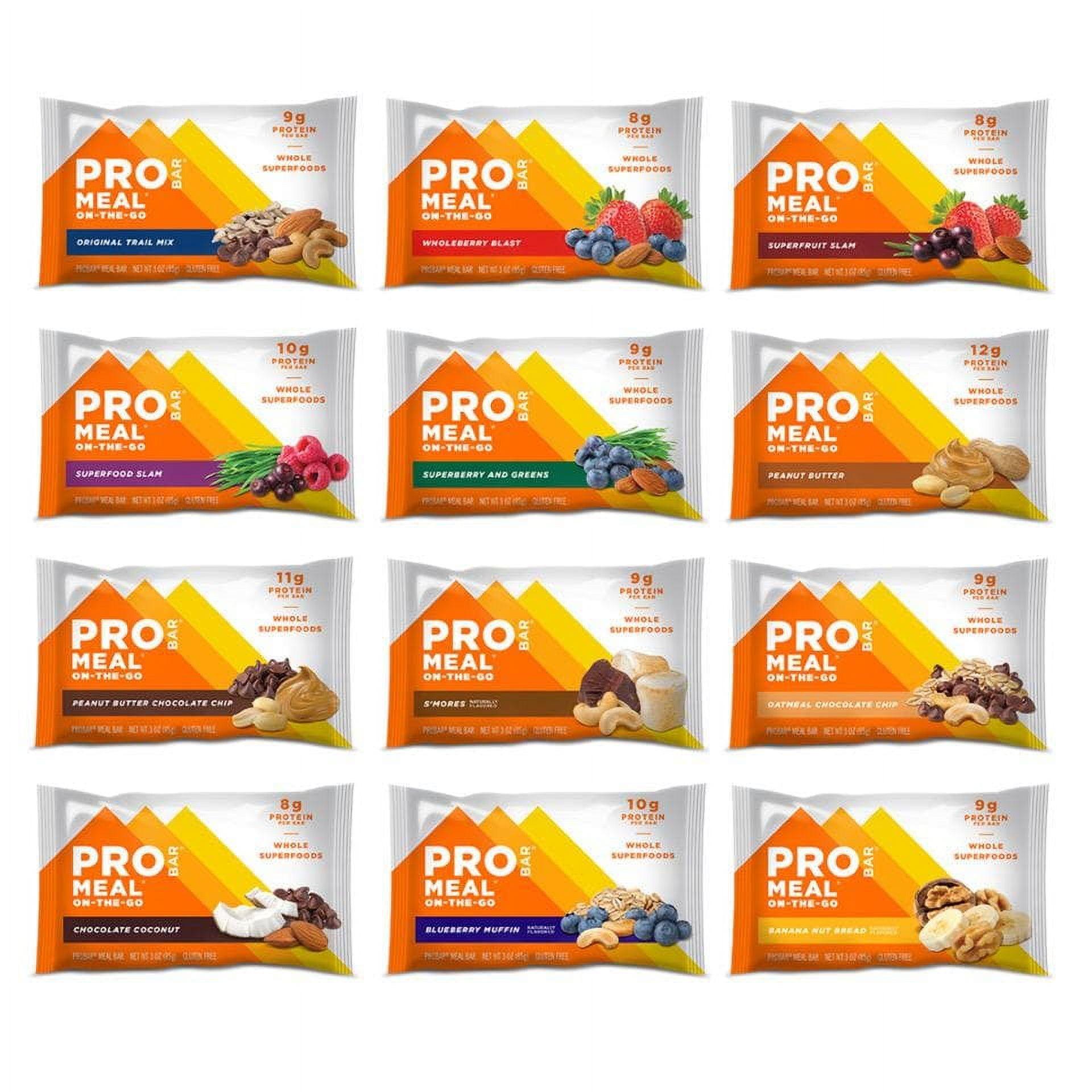 PROBAR Meal Variety Pack with Natural Ingredients, 12 Count