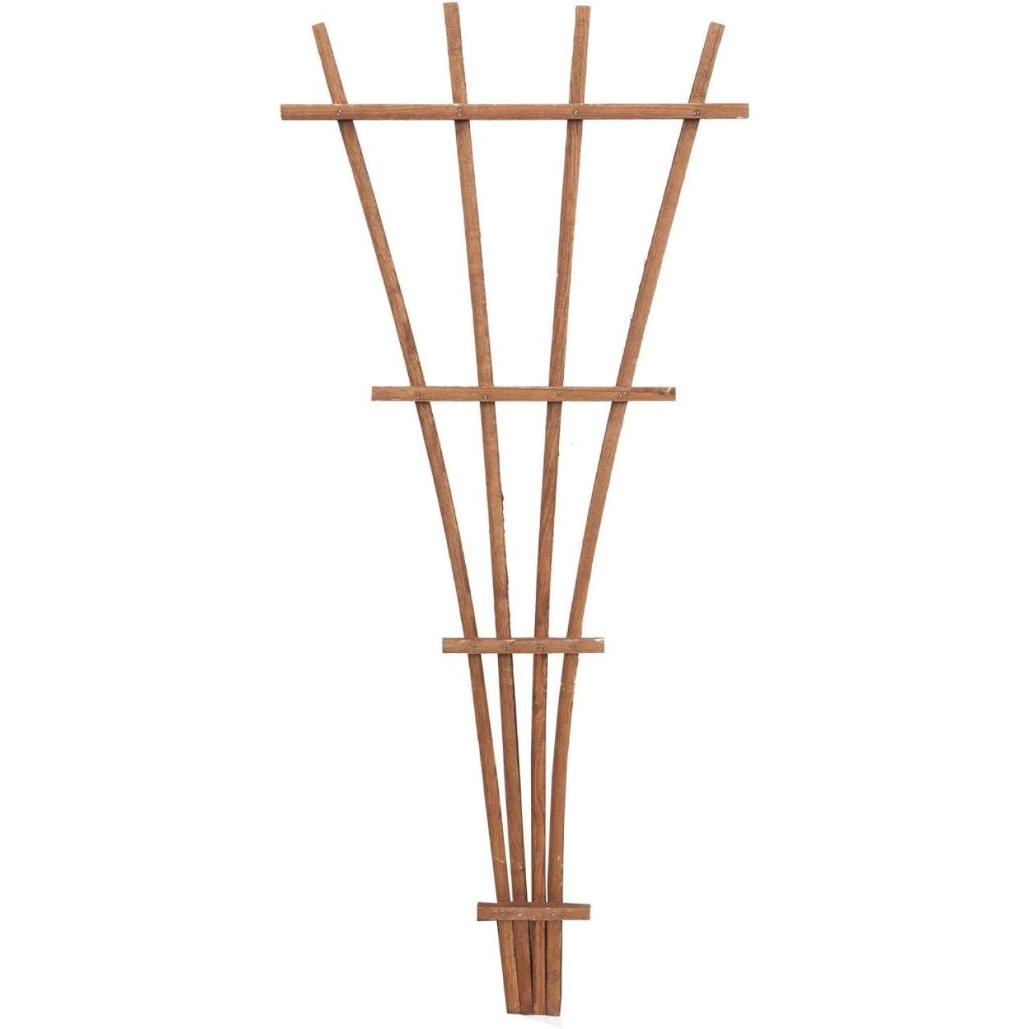 Panacea 83737 48" Brown Wood Fan Trellis