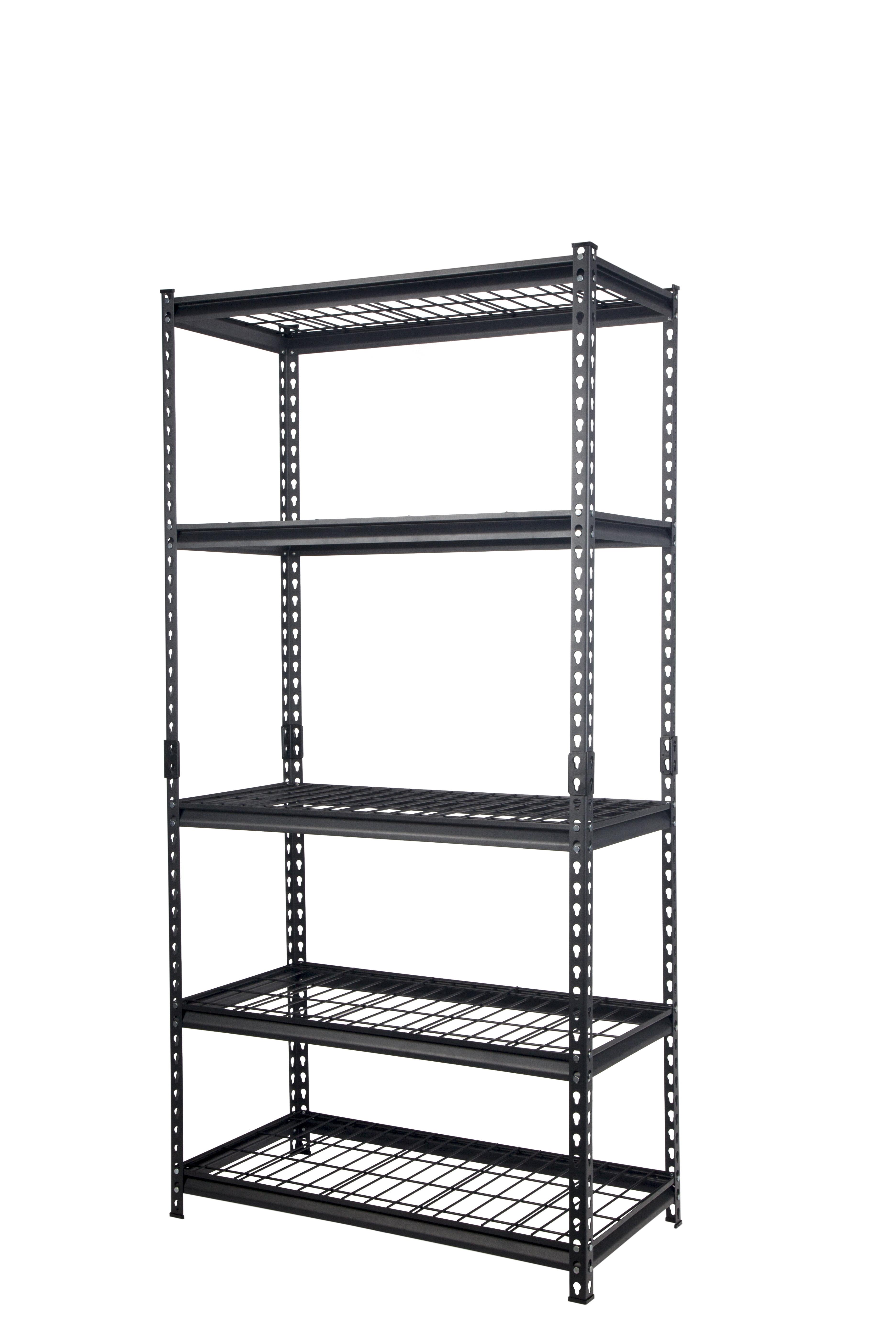 Laderrick Steel Height -Adjustable Shelving Unit