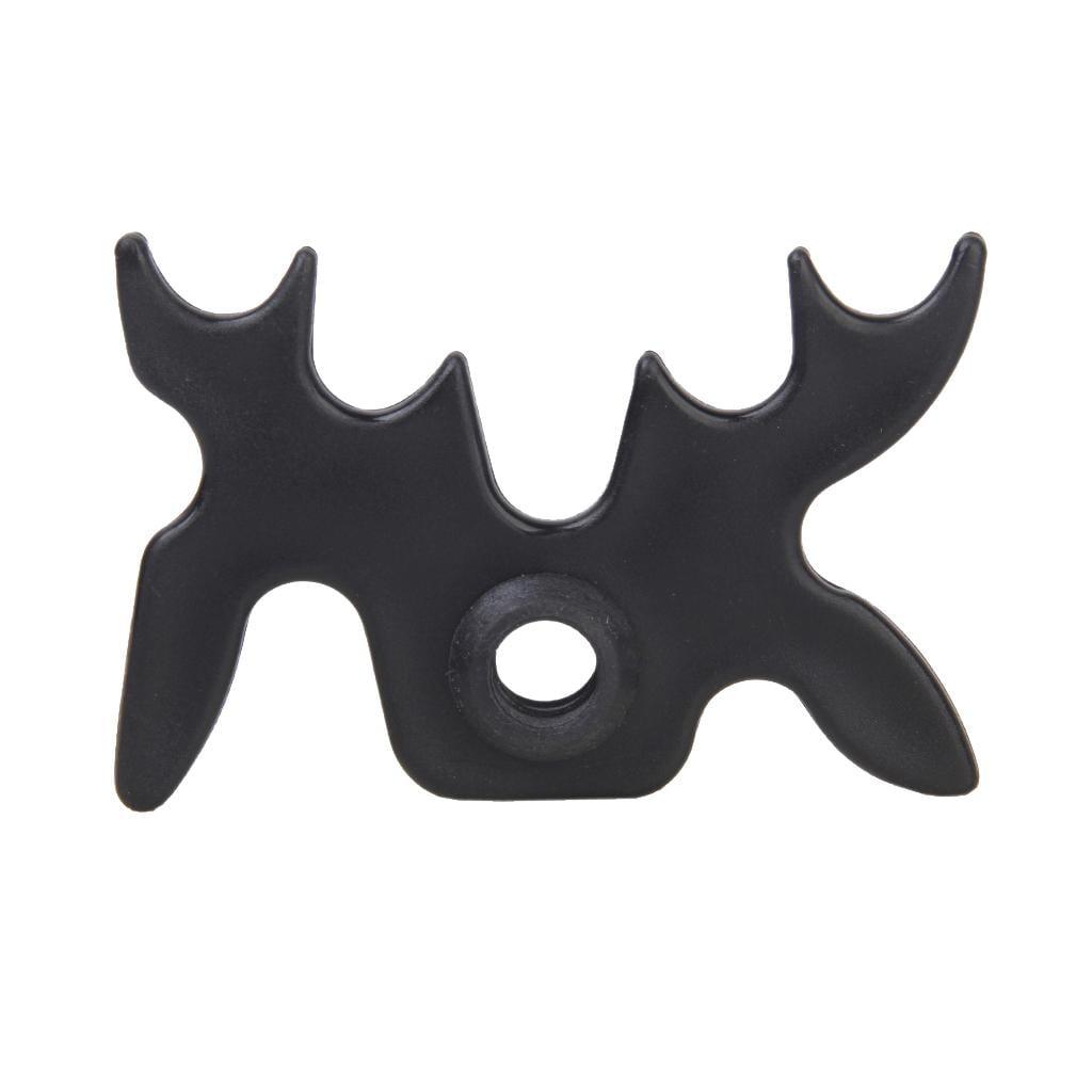 GSE Plastic Slip-On Billiard Cue Bridge Head – Moosehead Design, Universal Fit, Pool Billiard Accessories (2-Pack)