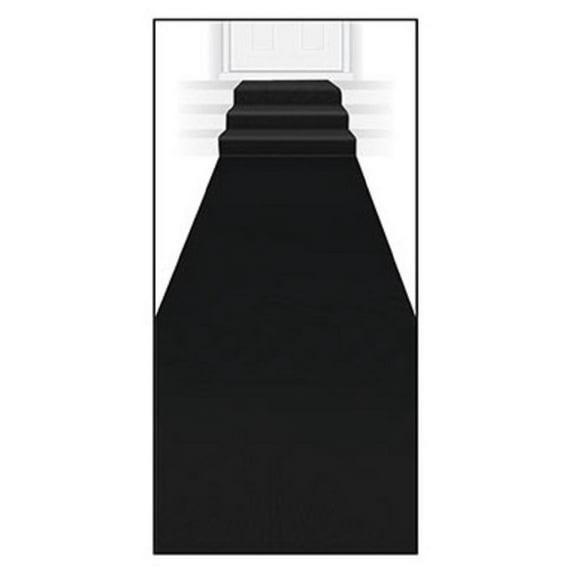 Party Central Pack of 6 Black Carpet Party Aisle Runners Party Decorations 2' x 15'