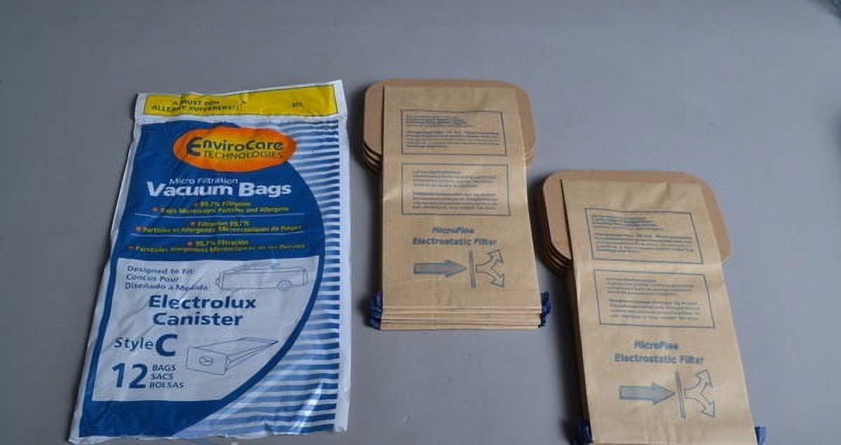 Electrolux Canisters Style C Micro Filtration Vacuum Cleaner Dust Bags 12 Pack