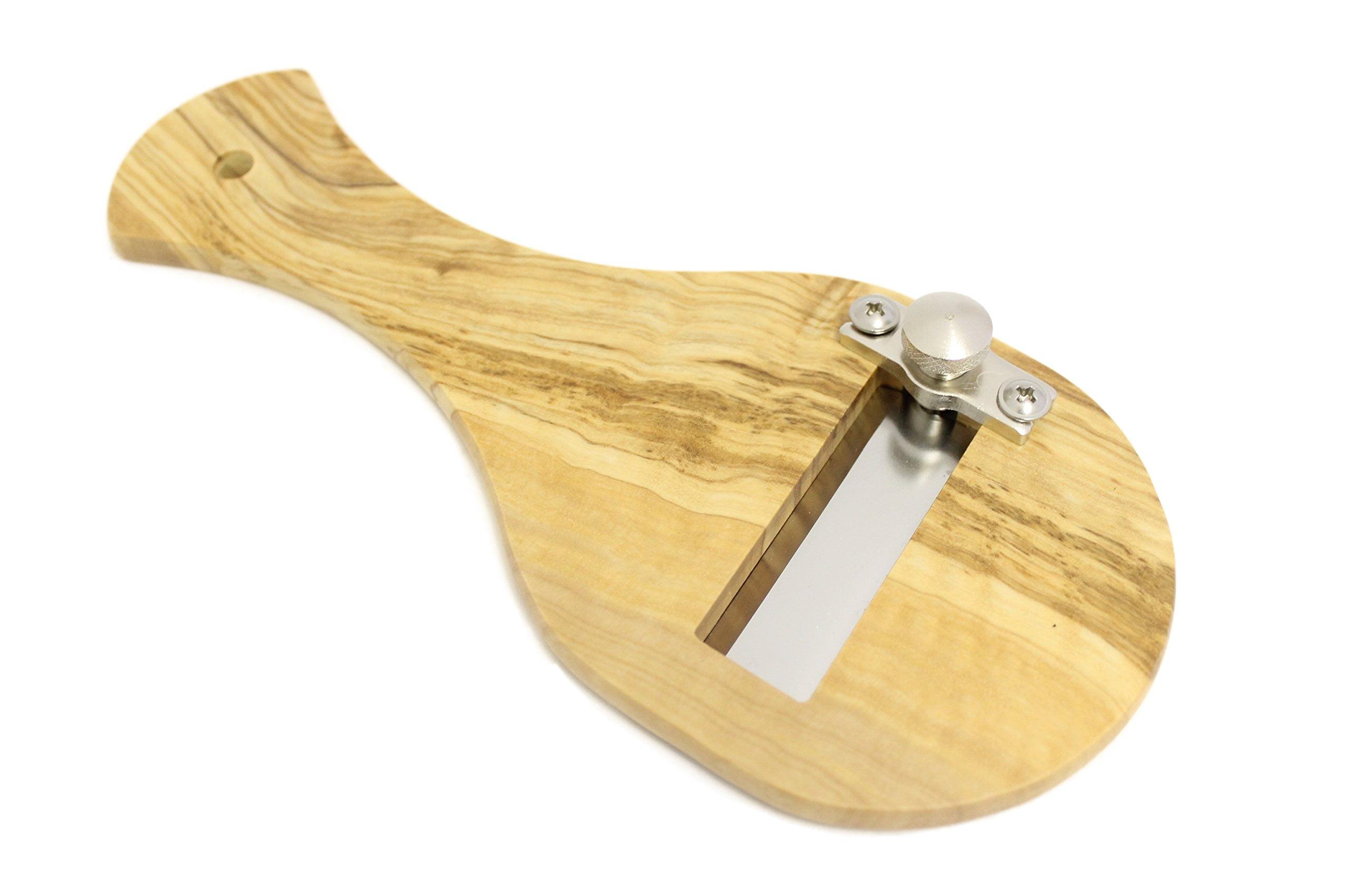 Olivewood Adjustable Truffle and Egg Slicer