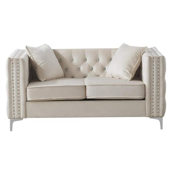 Tina 63'' Velvet Loveseat