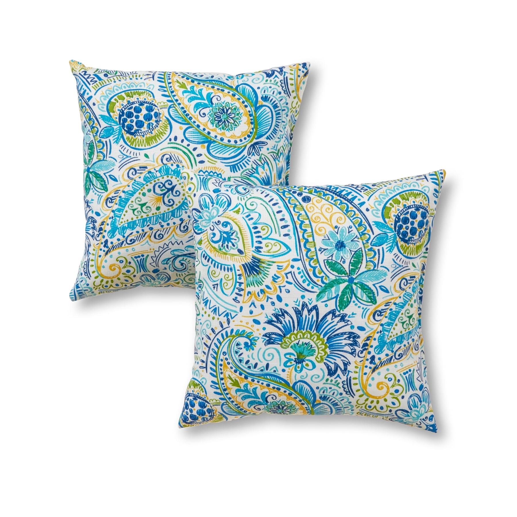 Indoor/Outdoor Reversible Throw Pillow