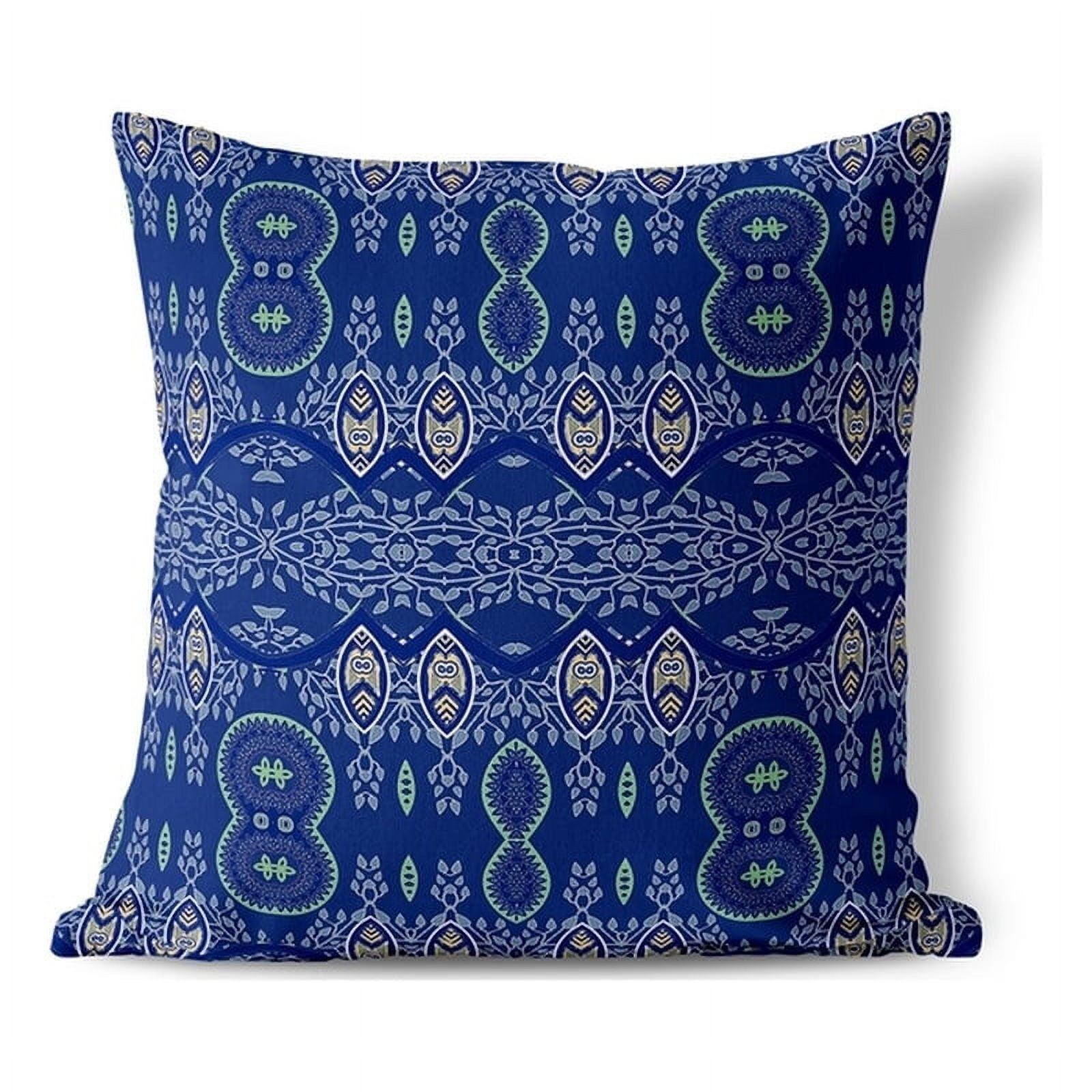 AmritaSen Paisley Oasis Paisley Indoor/Outdoor Reversible Throw Pillow