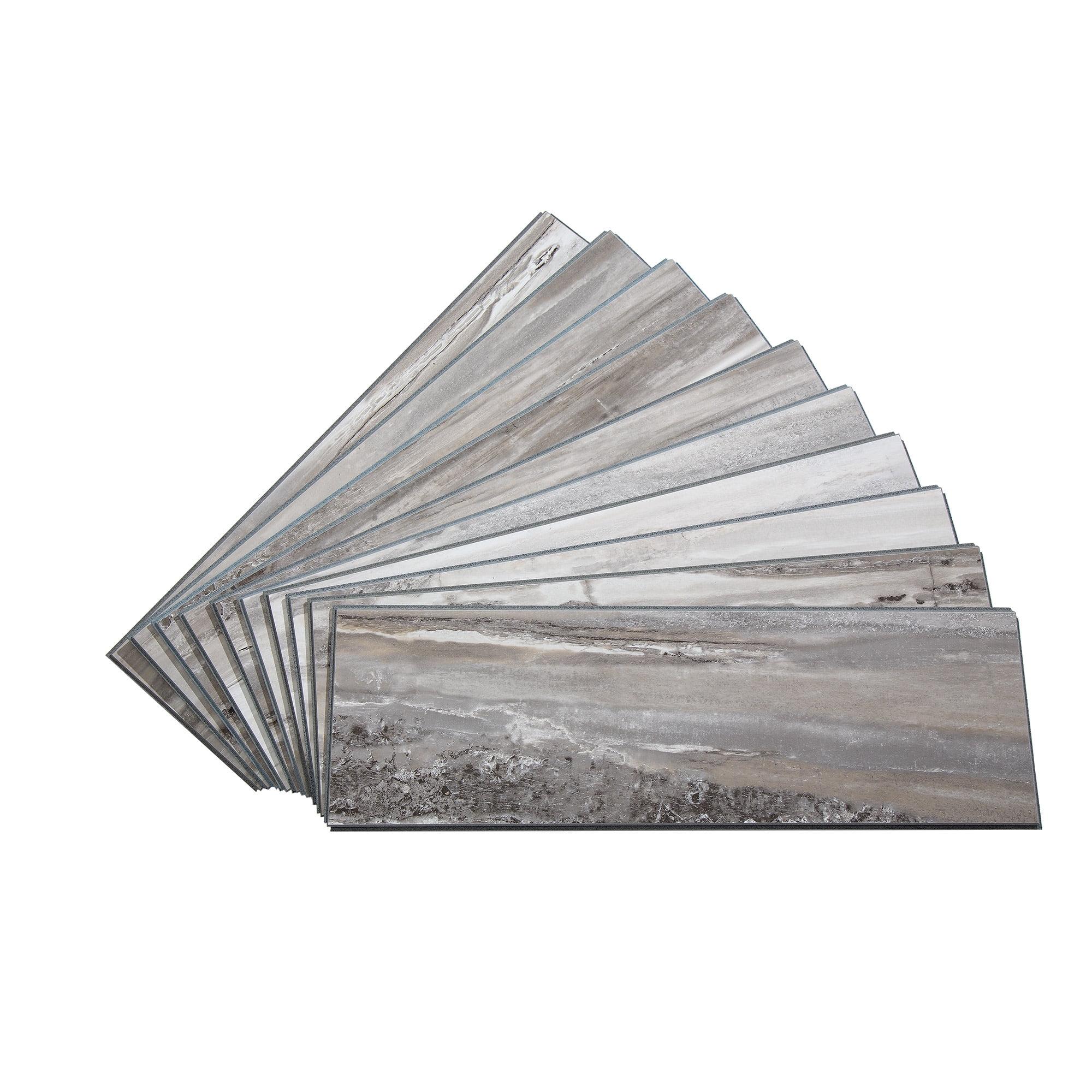 Palisade 22.8 in. x 7.31 in. Interlocking Vinyl Waterproof Wall/Backsplash Tiles