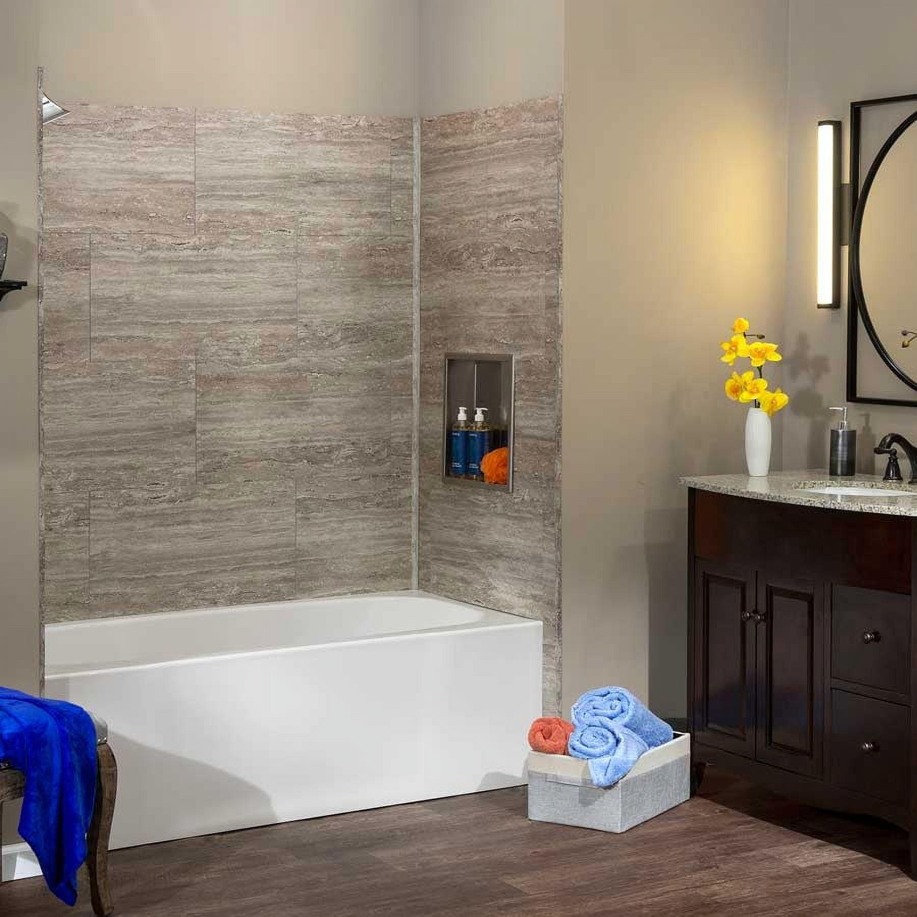 Palisade 25.6 in. x 14.8 in. Tile Shower and Tub Surround Kit