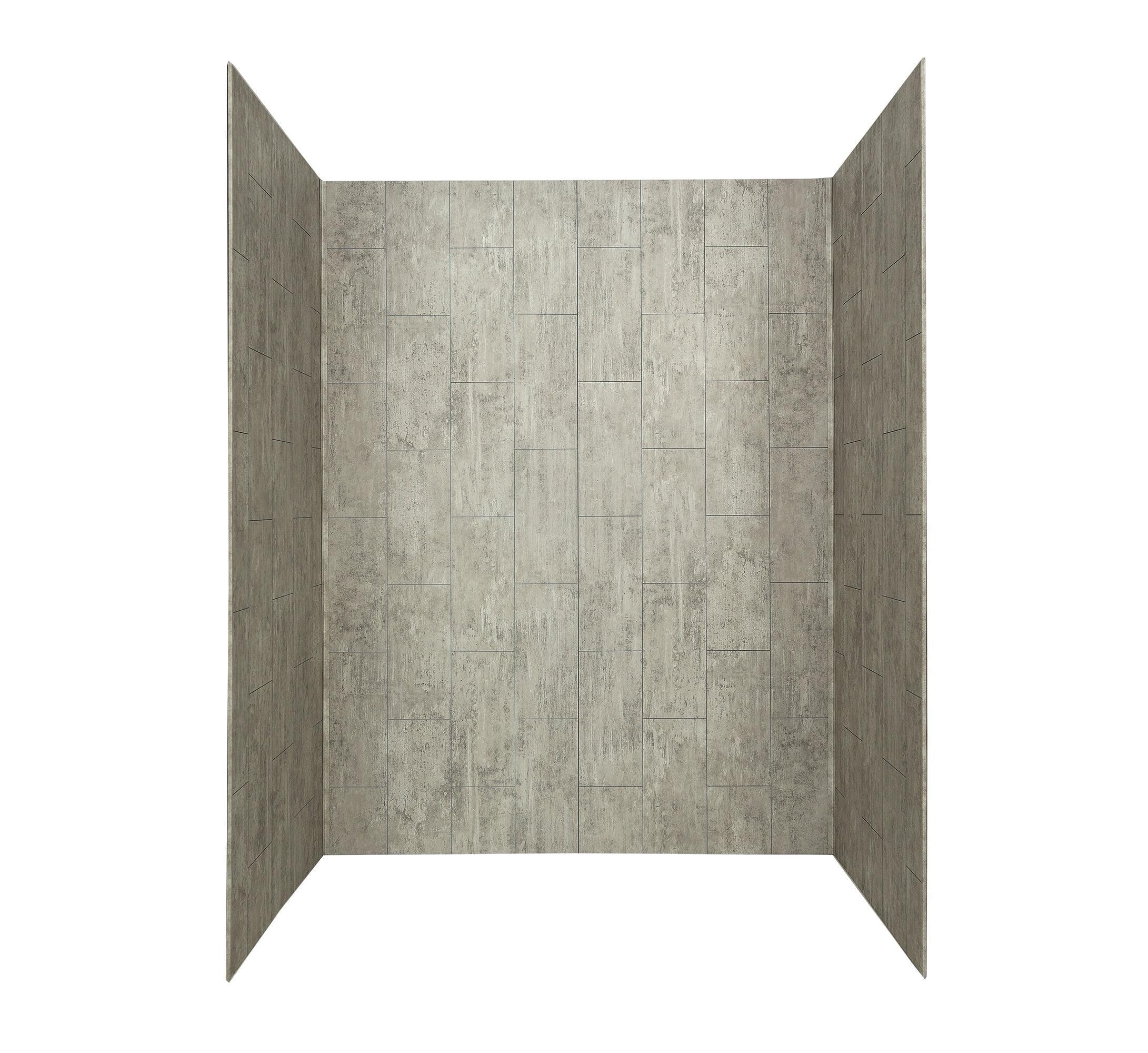 Palisade 30in x 60in x 78in Waterproof Vinyl Shower Surround Kit with Accessories in Wind Gust