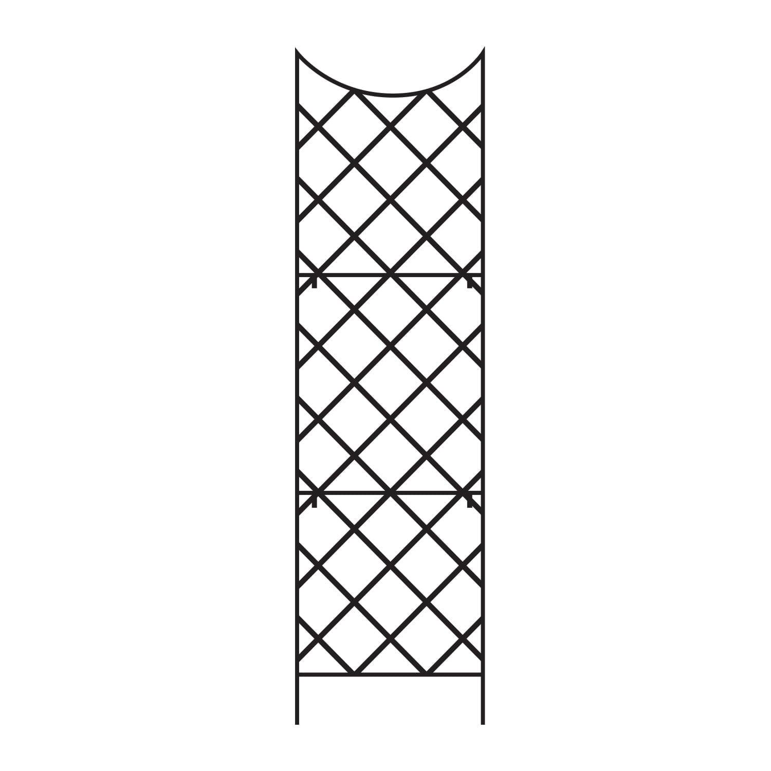 Hokku Designs Giant Trellis, Includes Wall-Mounting Brackets, 108-Inch Height by 30-Inch Width for Rose Clematis Flowers Vine