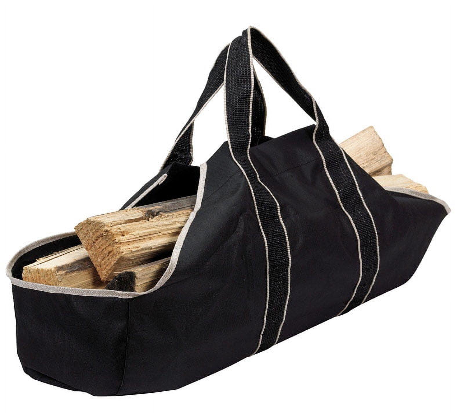 Navy Matte Canvas Indoor/Outdoor Log Tote Bag