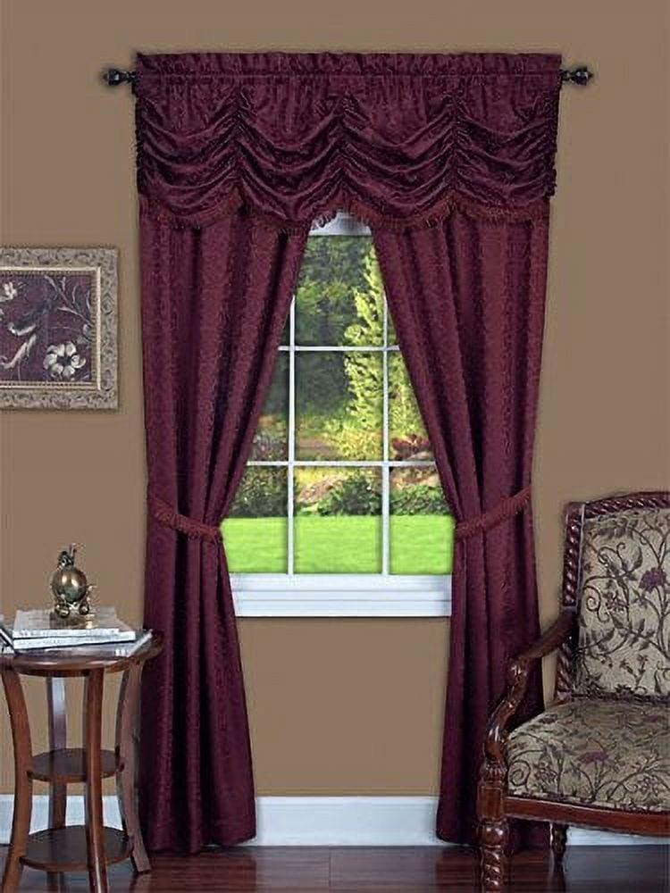 Hedrick Synthetic Semi Sheer Curtain Pair