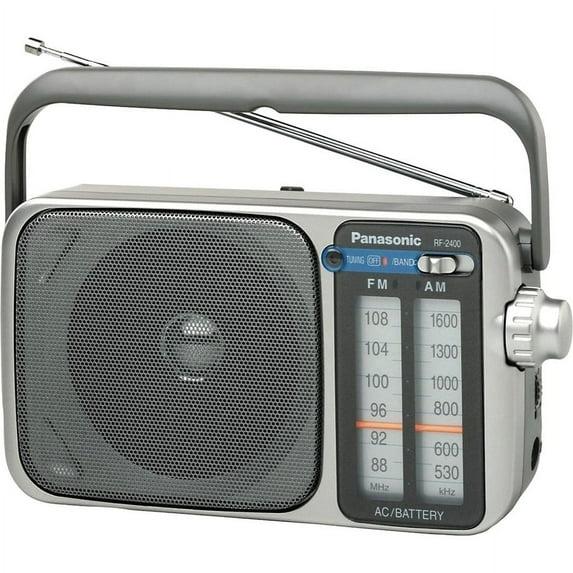 Panasonic® AM/FM AC/DC Portable Radio in Silver