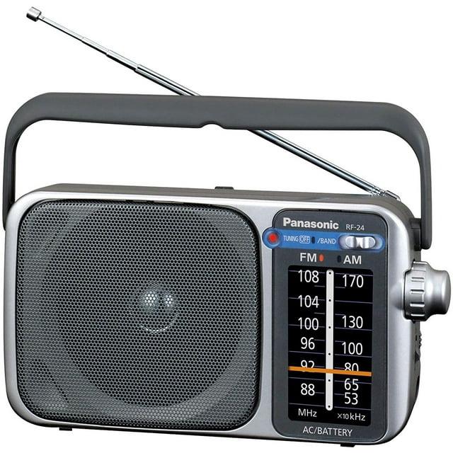 Panasonic® AM/FM AC/DC Portable Radio in Silver