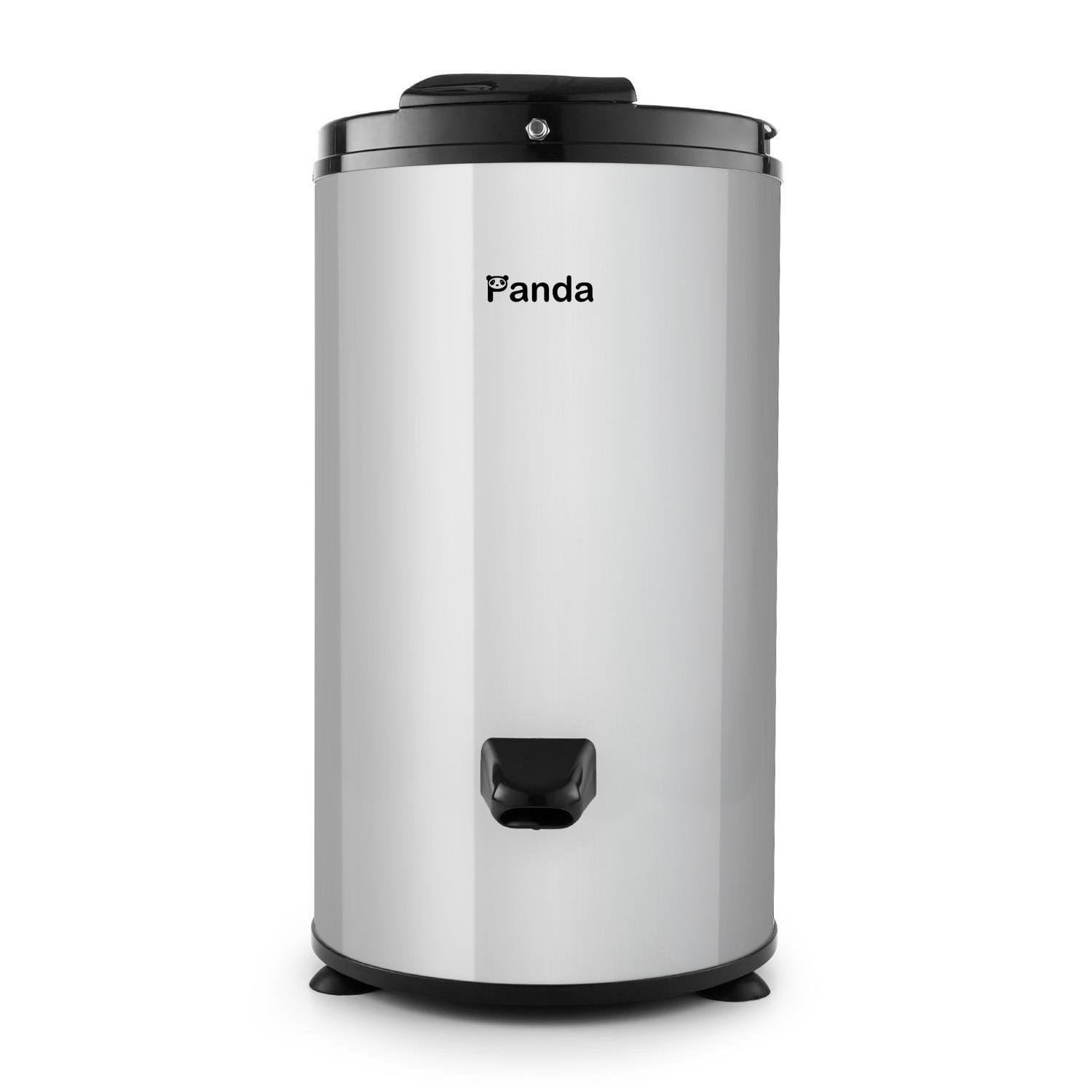 Panda Panda 0.352406 Cubic Feet cu. ft. High Efficiency Portable Dryer in Silver/Black with Child Safety Lock