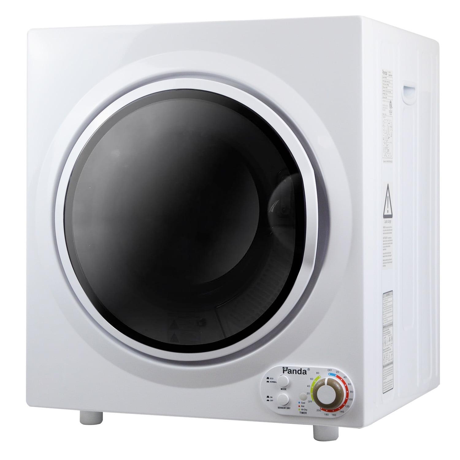 Panda 3.5 Cu.ft Compact Portable Electric Laundry Dryer PAN760SF, 13 Lbs Capacity,White and Black
