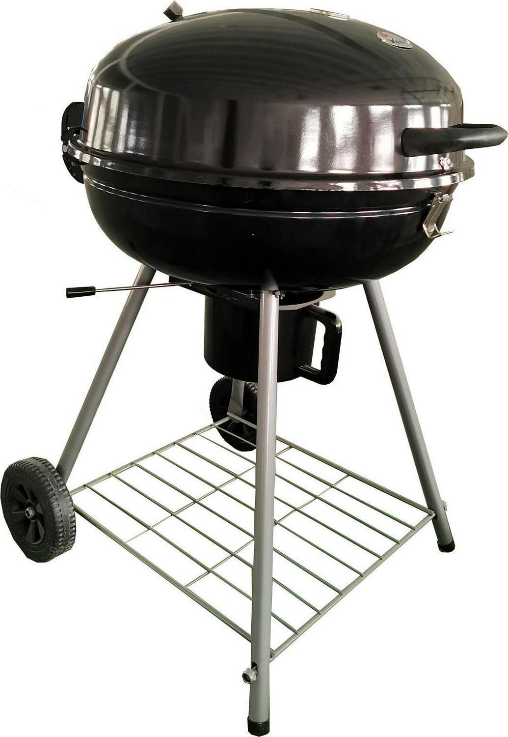 Panther 22.5" Black Painted Steel Kettle Charcoal Grill