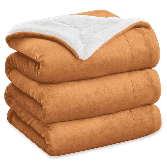 Bedsure Bedsure Sherpa Fleece Blankets For Bed - Thick And Warm Blanket For Winter, Soft Fuzzy Plush Blanket For All Seasons