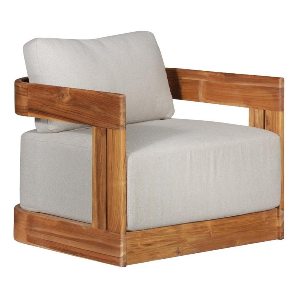 Crafters and Weavers Premium All-Weather Wicker Outdoor Lounge Chair