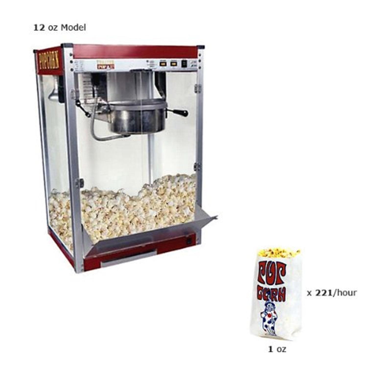 Paragon Red 16 oz Stainless Steel Popcorn Machine