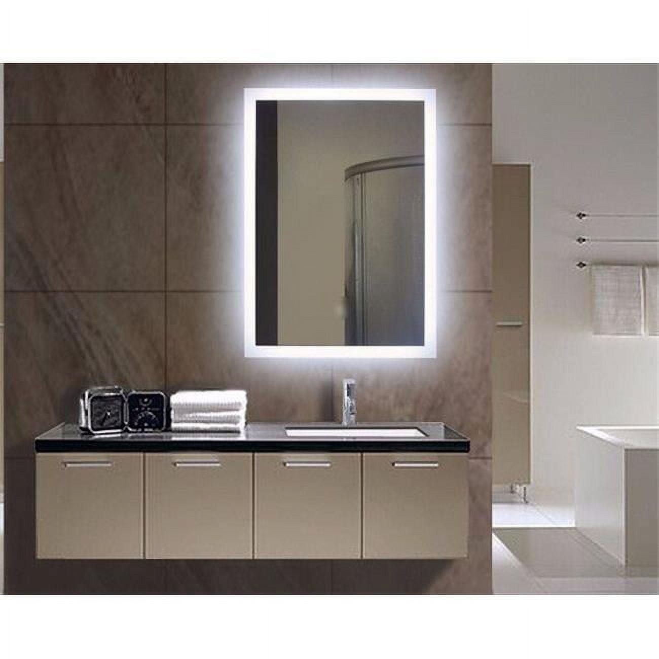 Paris Mirror 28 x 2 x 20 in. Rectangle Mirror with 6000K LED Backlight