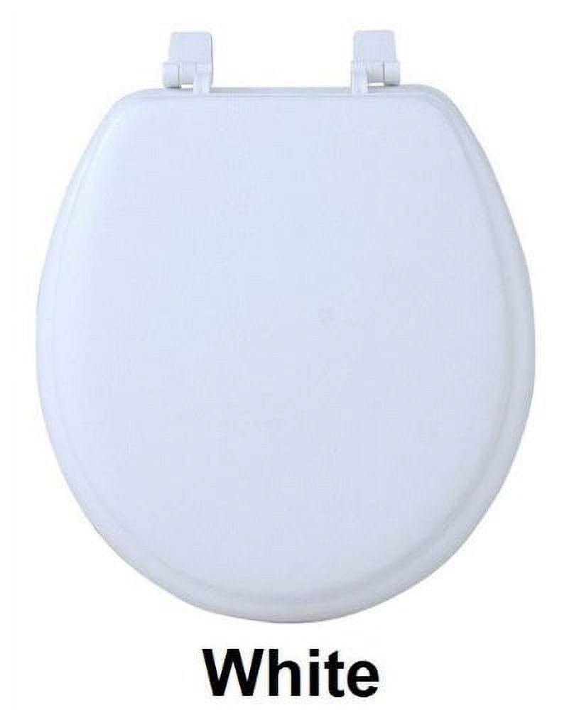 Fantasia Woven Trends Vinyl Toilet Seat for Bathroom with Lid Set