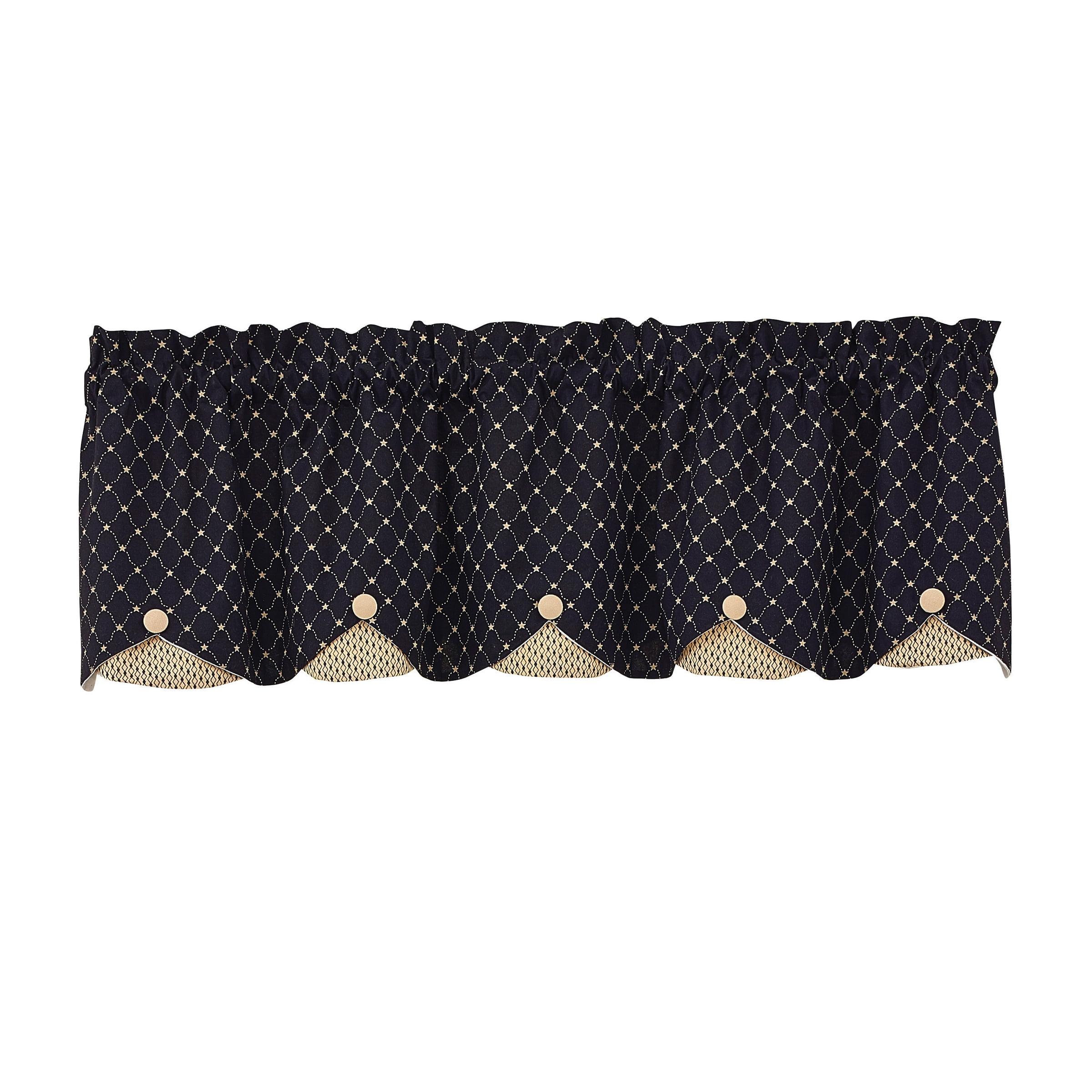 Park Designs Carrington Lined Scallop Valance