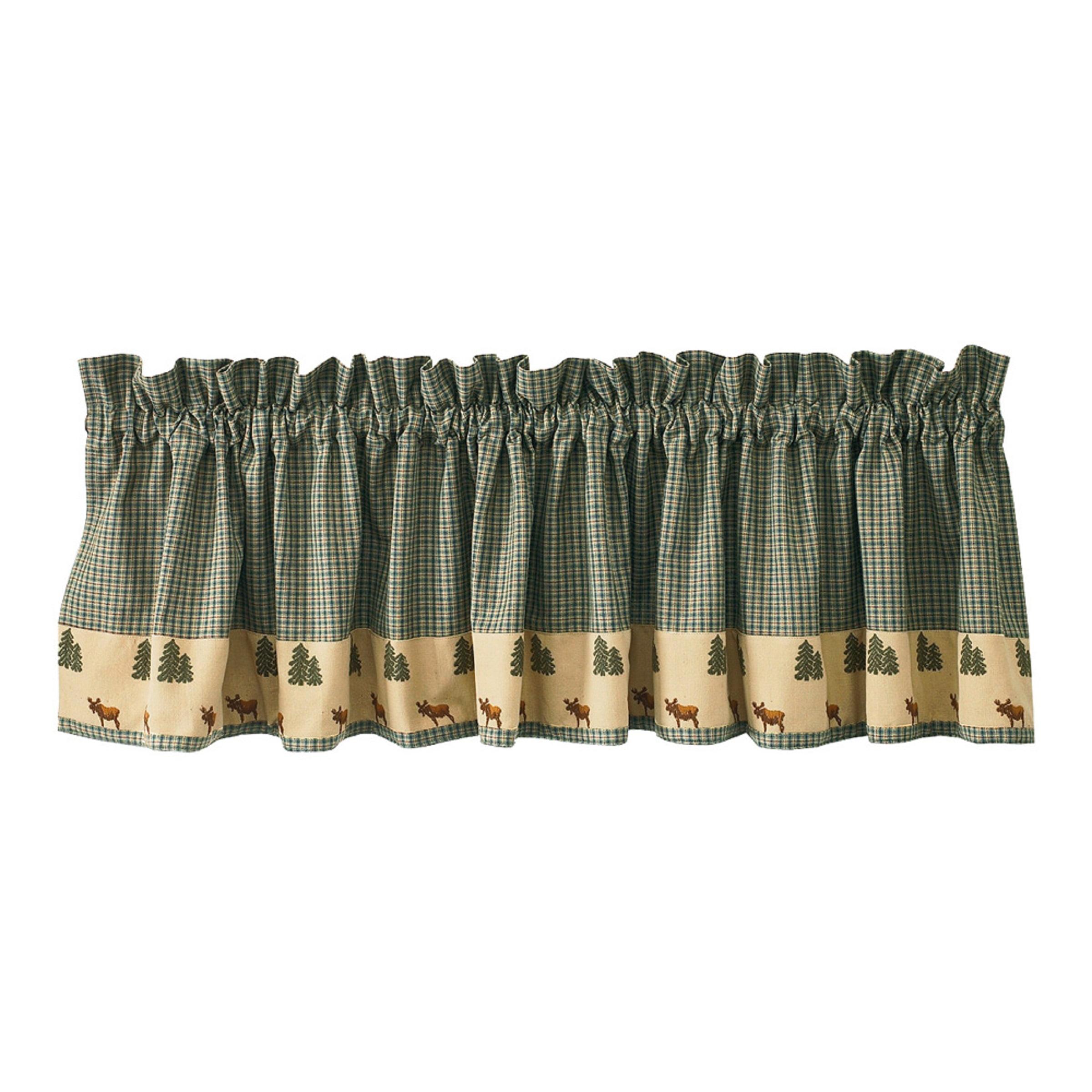 Park Designs Green Northern Exposure Valance 14"L