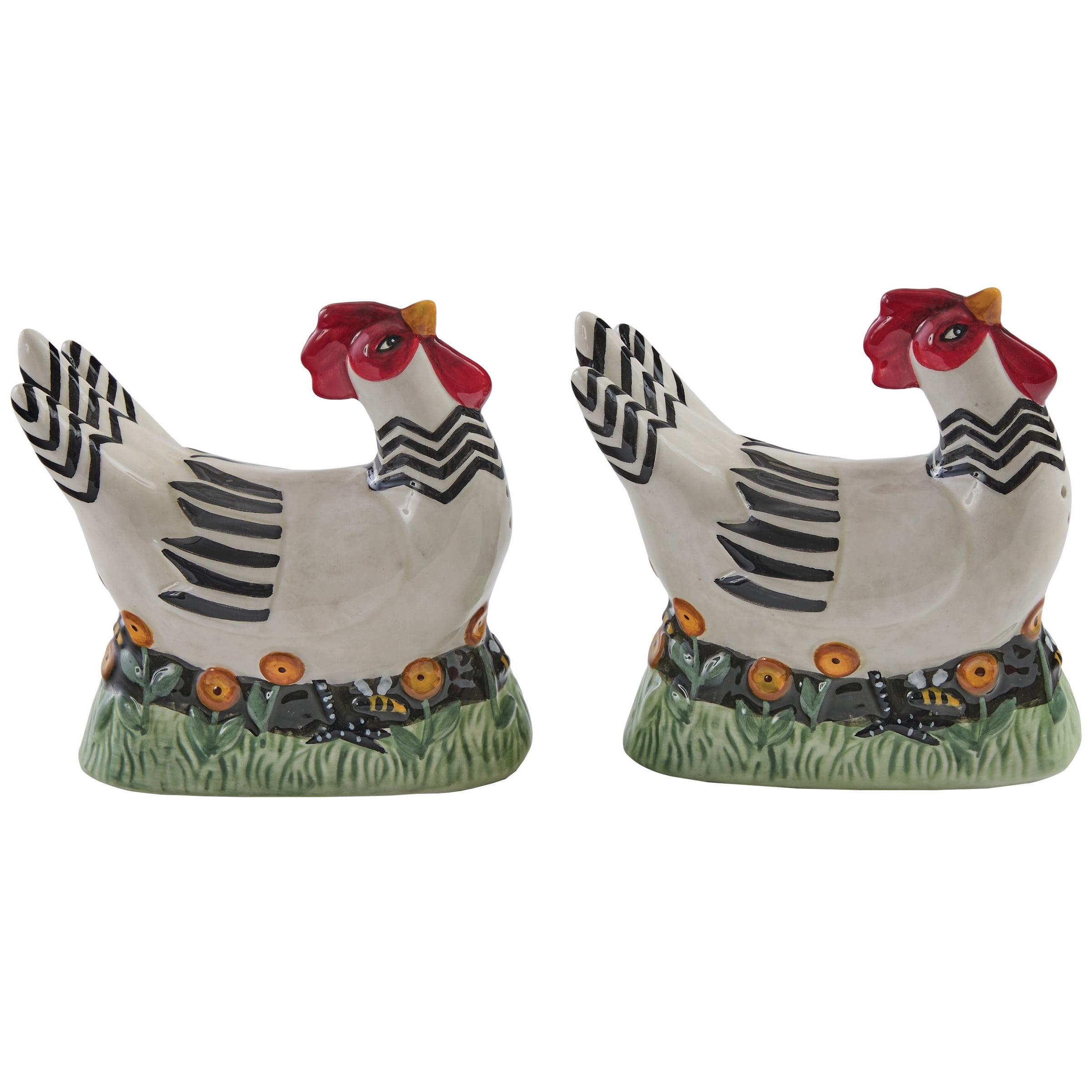 Park Designs My Little White Hen Salt And Pepper Set