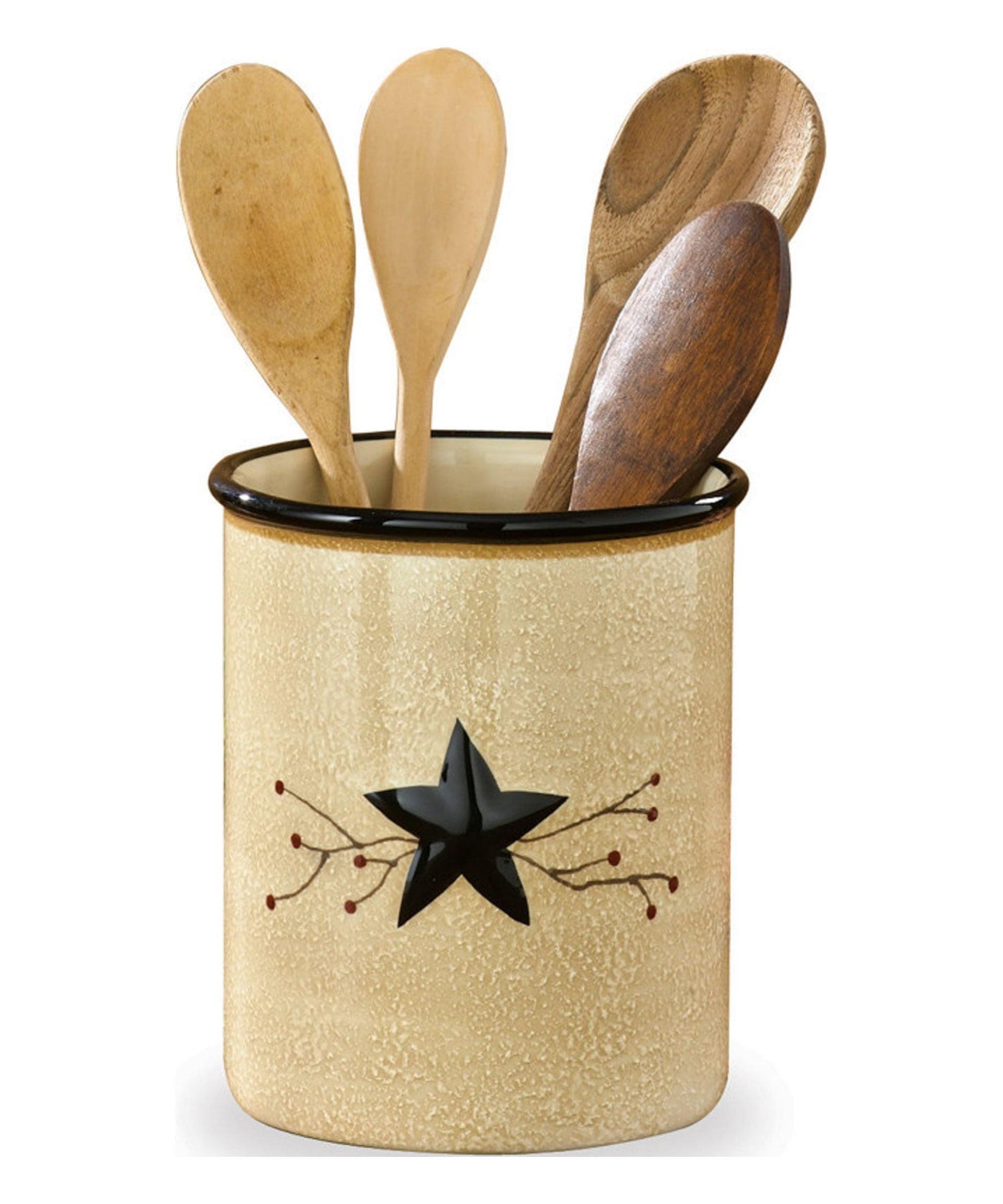 Park Designs Star Vine Utensil Crock