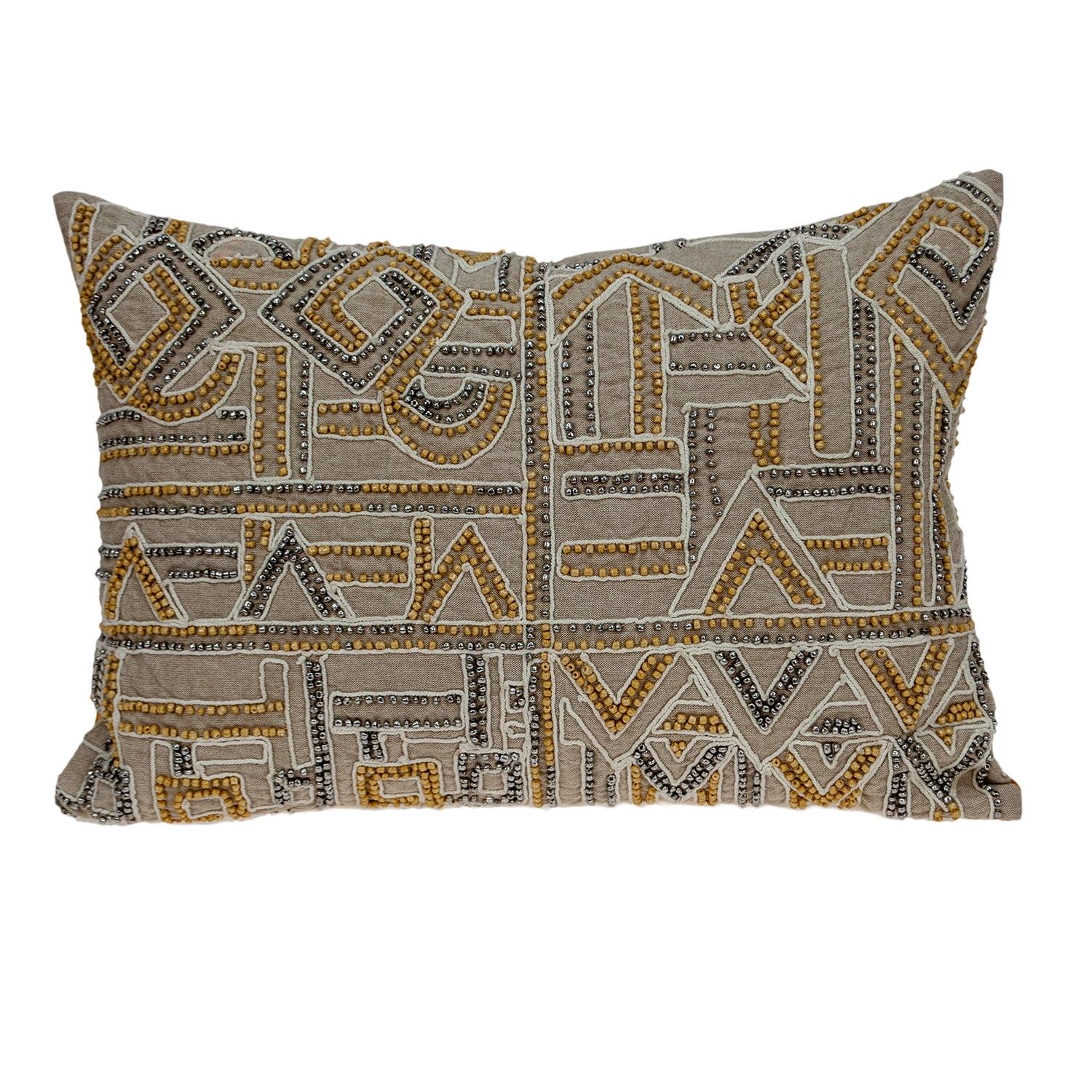 Parkland Collection Azar Tan Throw Pillow
