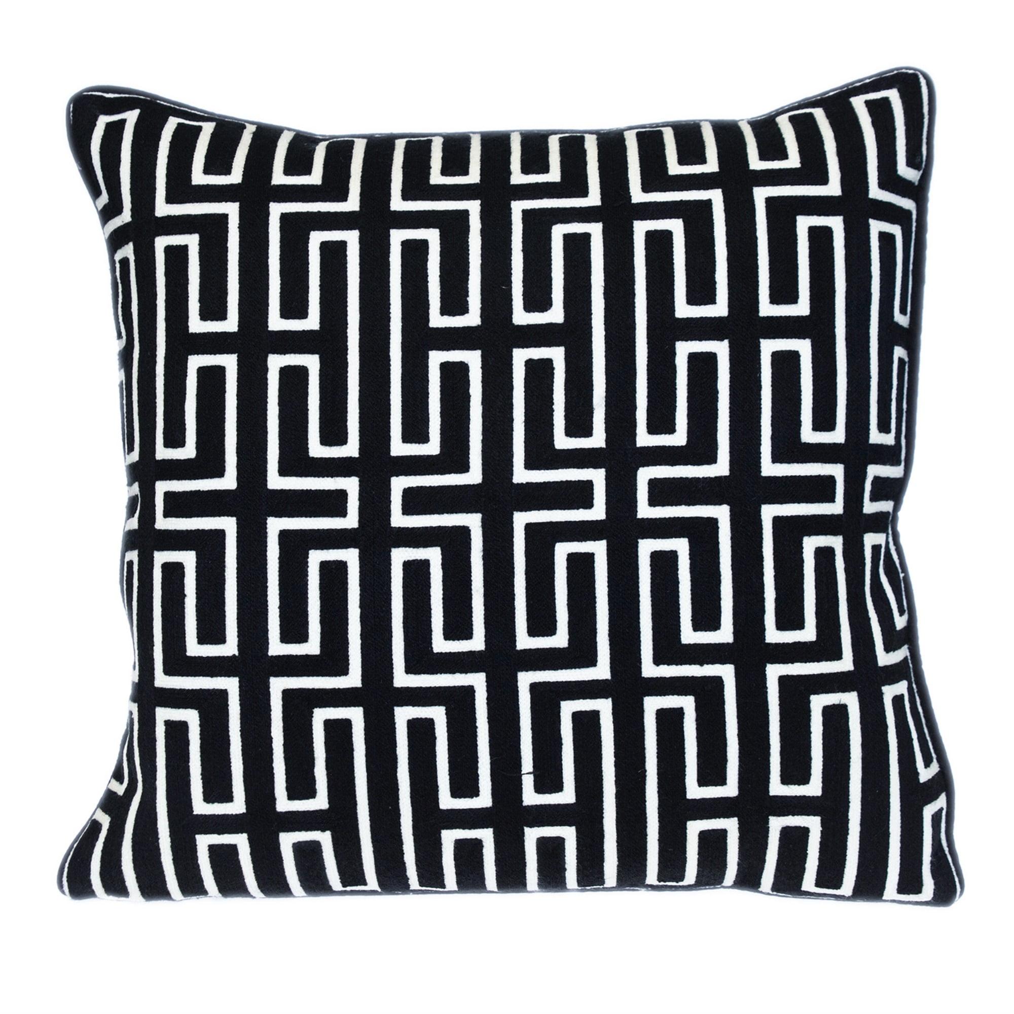 Geometric Cotton Throw Pillow