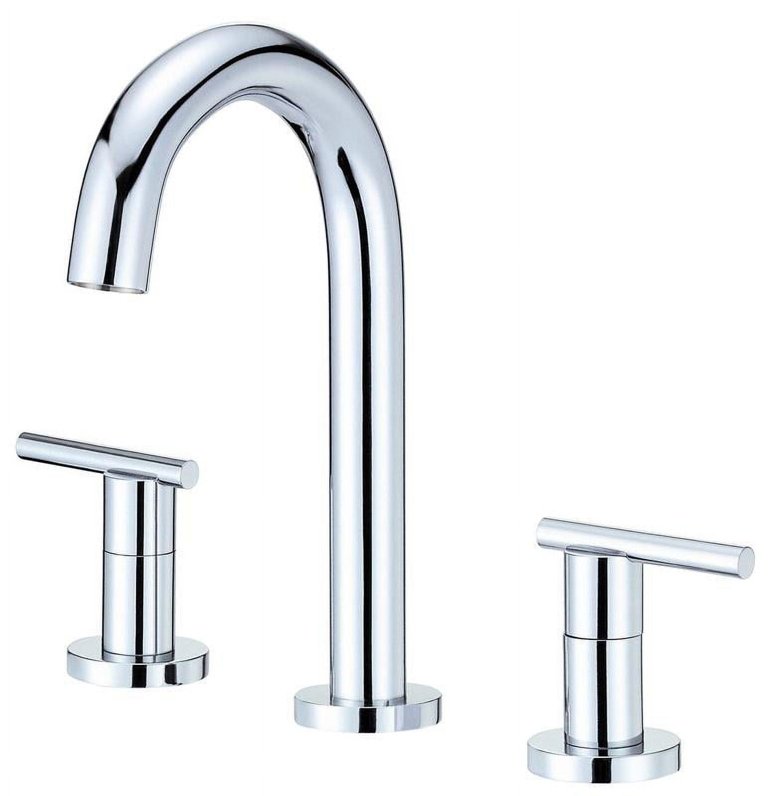Parma 2-Handle Widespread Bathroom Faucet with Metal Touch Down Drain