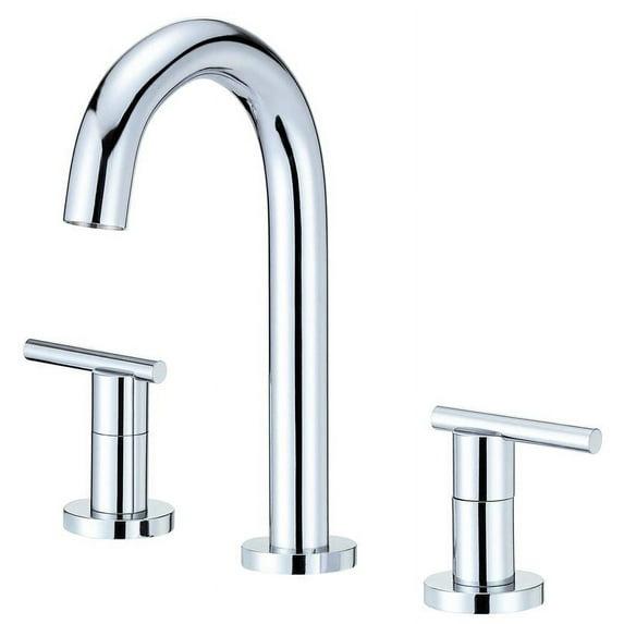 Parma 2-Handle Widespread Bathroom Faucet with Metal Touch Down Drain