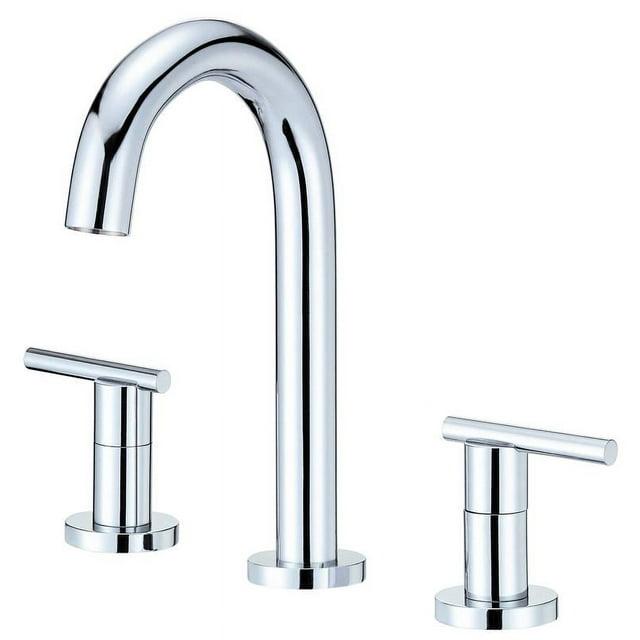 Parma 2-Handle Widespread Bathroom Faucet with Metal Touch Down Drain