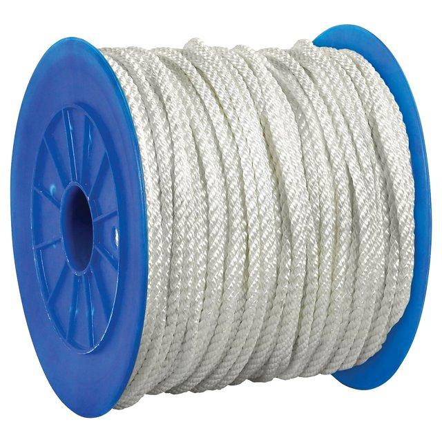 Partners Brand Twisted Nylon Rope,1/4" 1480 lb. TWR124