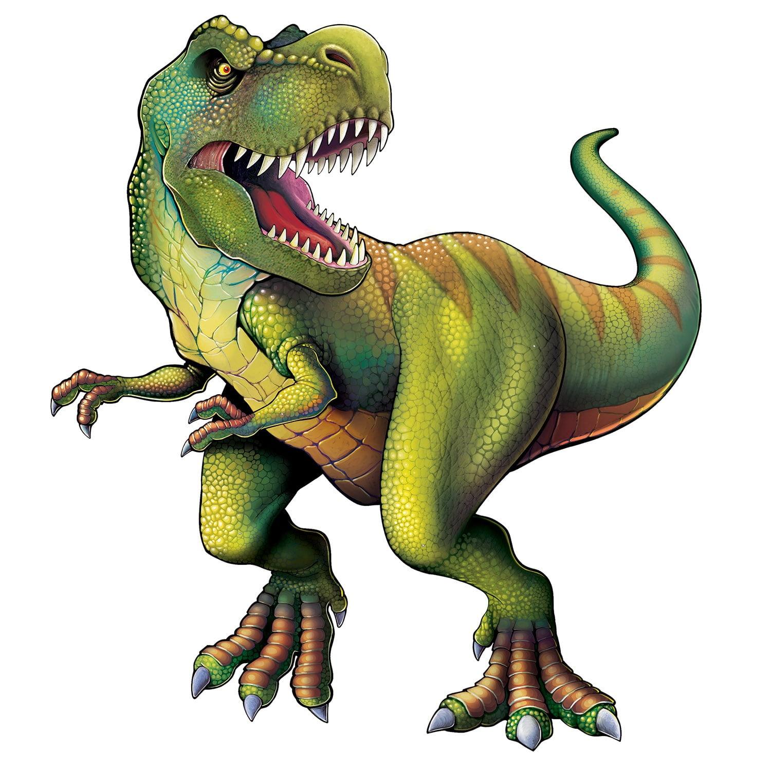 Green and Brown Realistic Tyrannosaurus Figurine for Kids