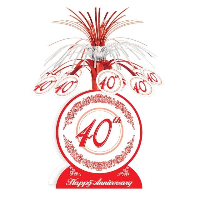12 Pack Beistle 40th Anniversary Centerpiece