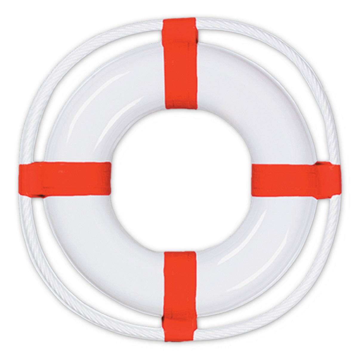 Beistle Plastic Life Preserver, 23", (24/Pkg) Multicolored