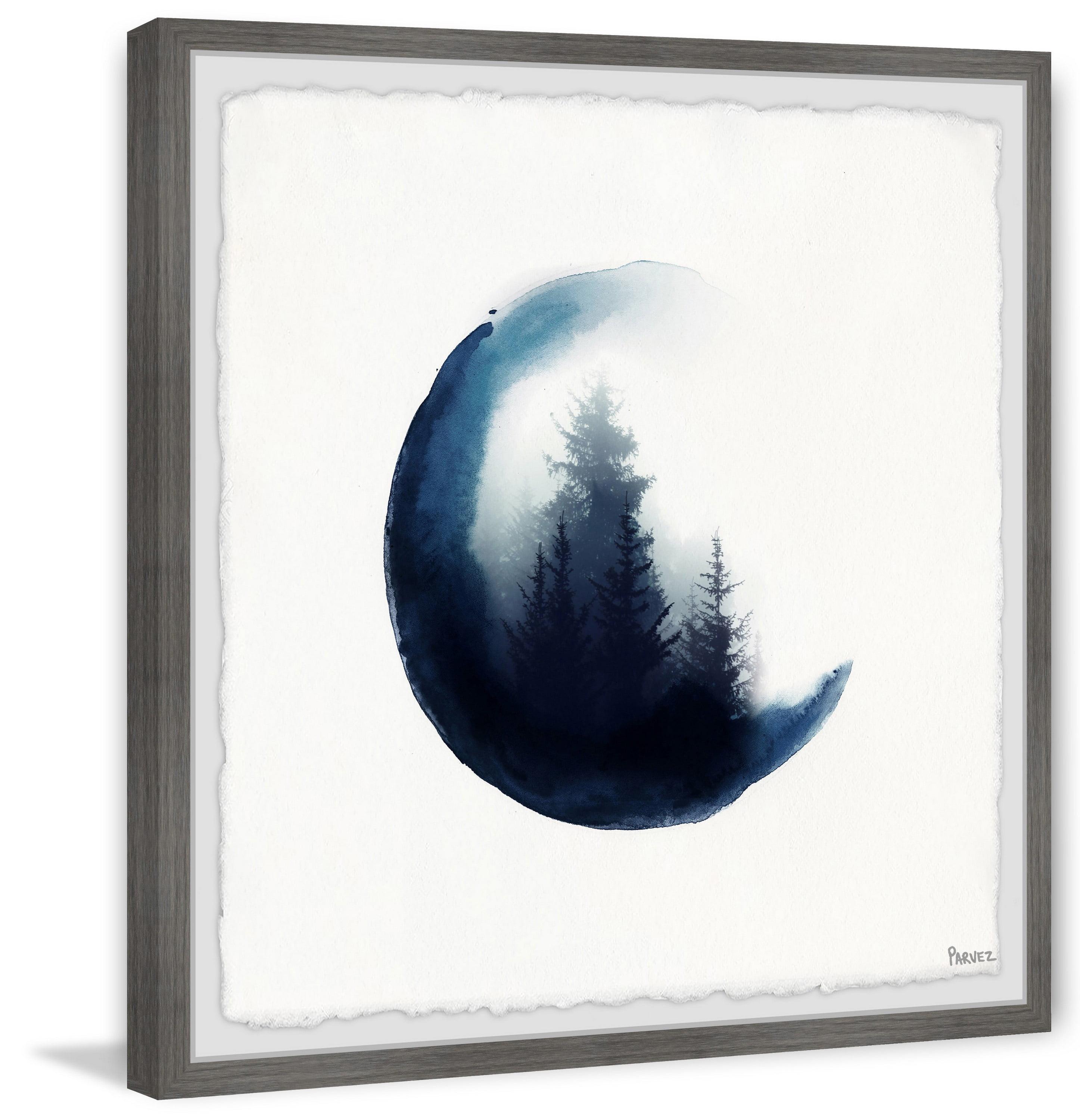 Clouded Forest 12" x 12" Framed Canvas Print