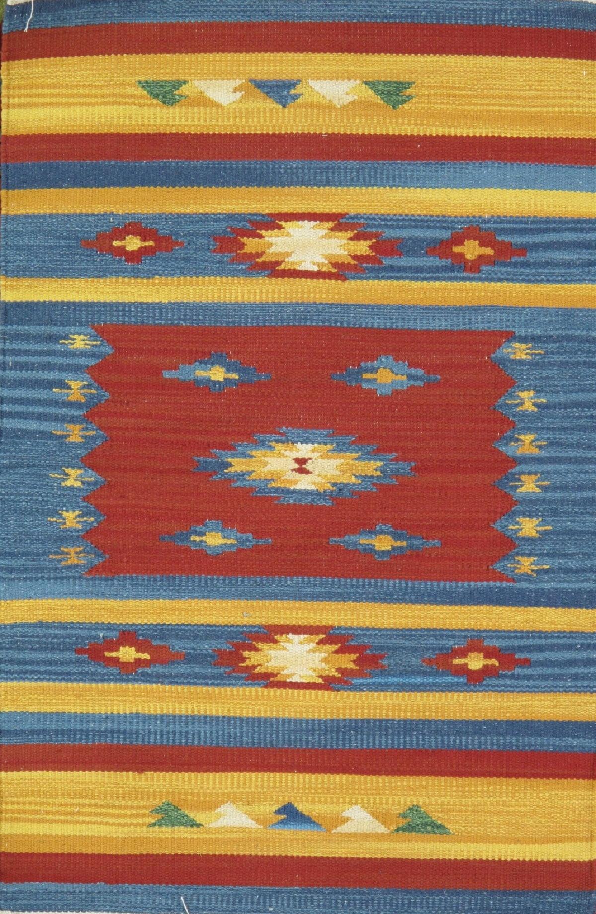 Pasargad Kilim Flatweave Cotton Southwestern Rug