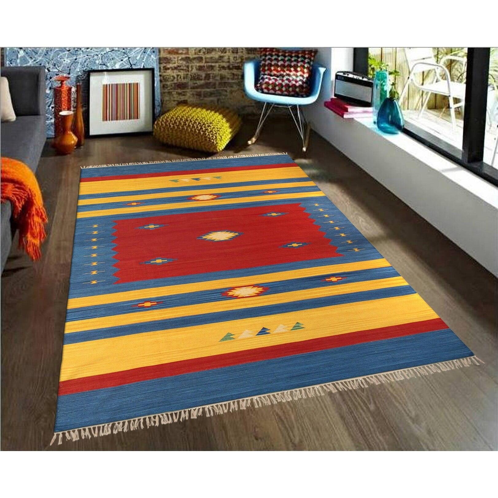 Pasargad Kilim Flatweave Cotton Southwestern Indoor Rug