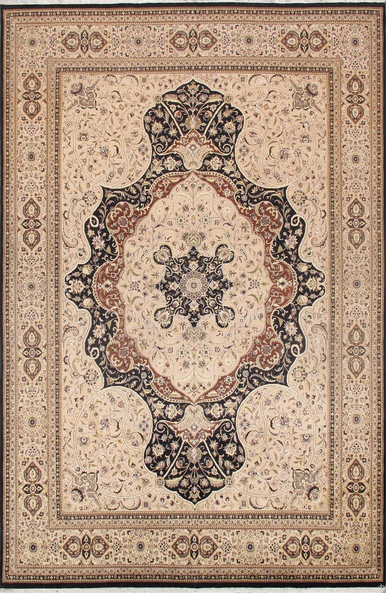 Baku One-of-a-Kind 9'10" X 15' New Age Wool Area Rug in